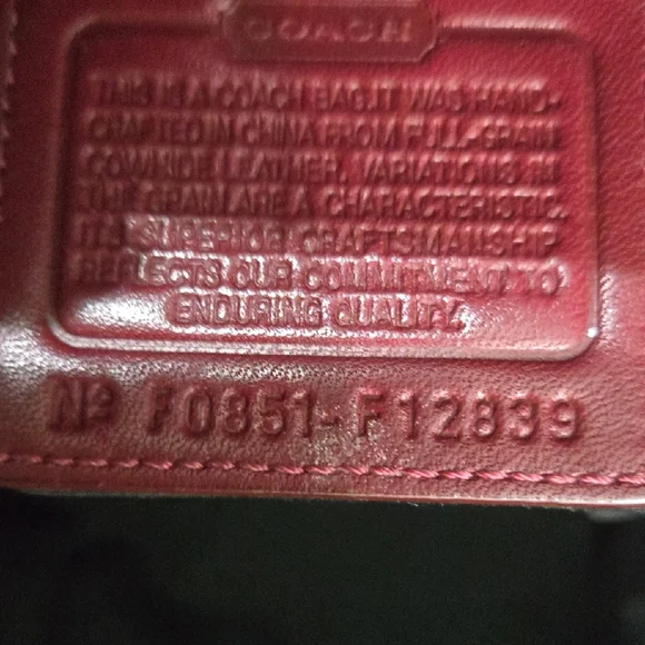 Coach East West Patent Leather Tote - Picture 7 of 14